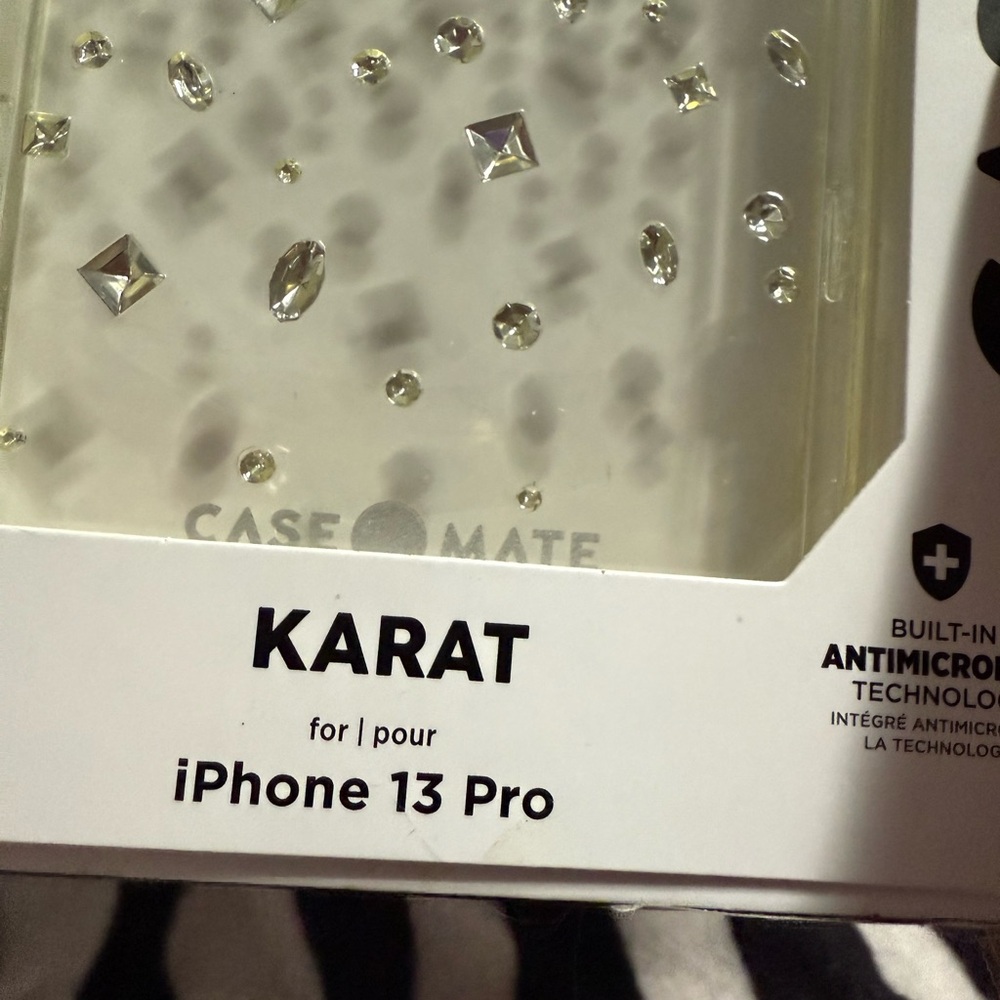 Case-Mate White Karat Case for iPhone 13 Pro